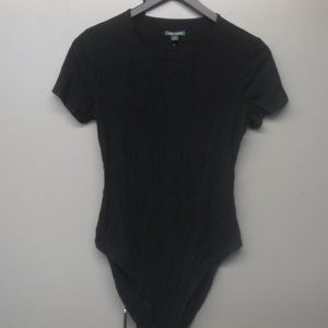 NWT Wild Fable Ribbed Open Back Bodysuit, Size Medium